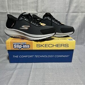 Skechers Men's Slip-ins Go Run Consistent 2.0 Empowered  SZ 13 Memory Foam Black